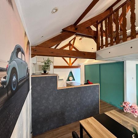 Mini-Loft, Terrasse 24M2, Internet Haut-Debit, Garage Prive Et Place De Parking Audincourt Exterior foto